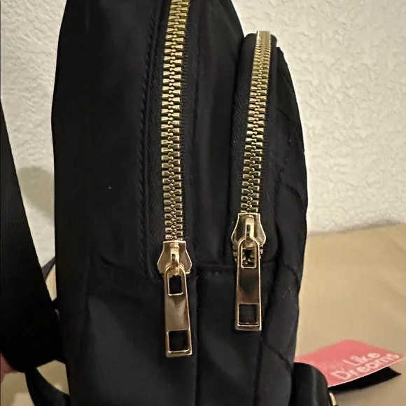 Black Quilted Sling Bag - Picture 3 of 6